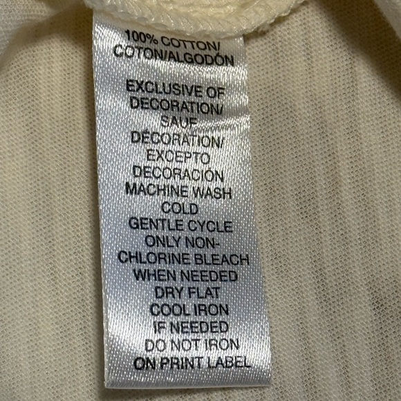 LOFT Cream Ruffle Front Tank Top - Picture 8 of 8